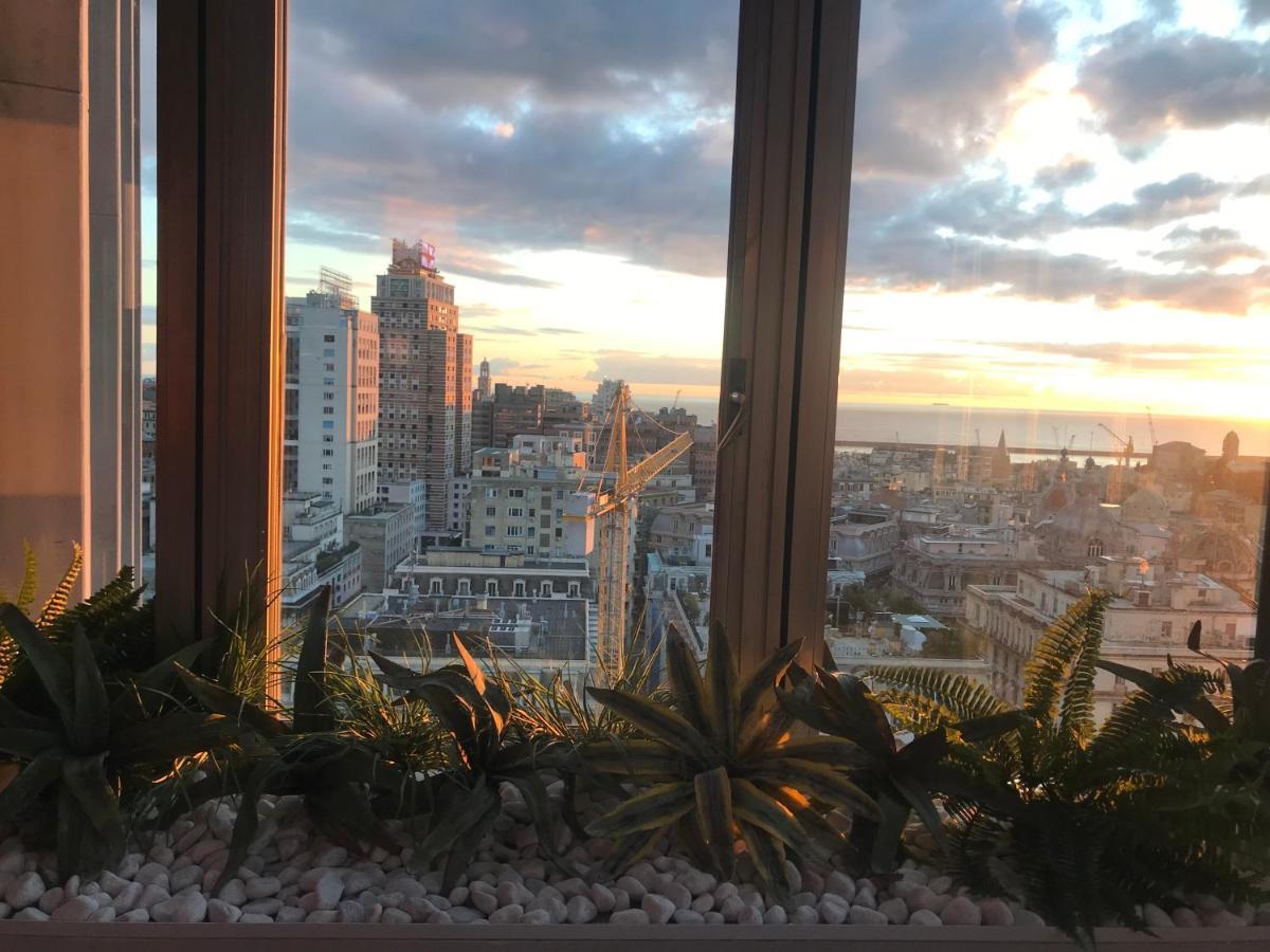 Central Penthouse With Spectacular Sea And City Views Genoa Exterior photo